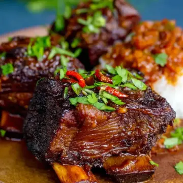 Caramelized Slow Roast Asian Beef Short Rib
