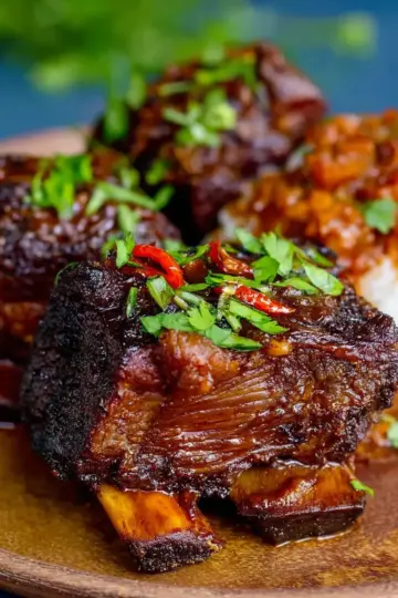 Caramelized Slow Roast Asian Beef Short Rib