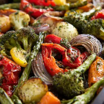 Garlic Herb Roasted Vegetables