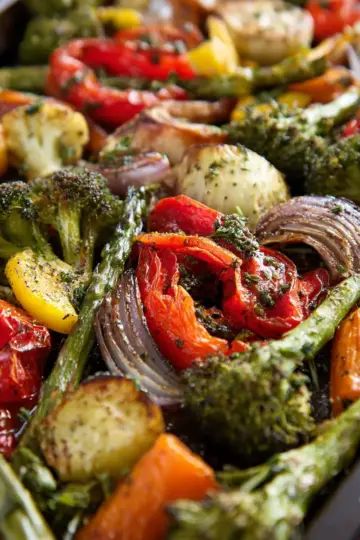 Garlic Herb Roasted Vegetables