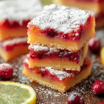 Cranberry Lemon Bars