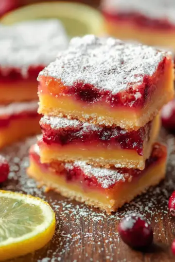 Cranberry Lemon Bars