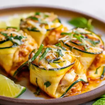 Zucchini Enchilada Roll Ups