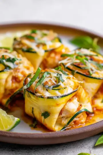 Zucchini Enchilada Roll Ups