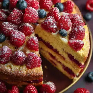 Raspberry Lemon Cake