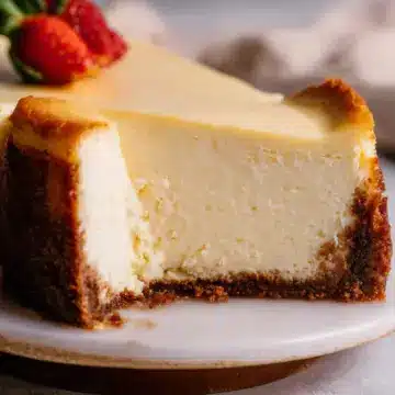 perfect new york style cheesecake (rich & creamy!)