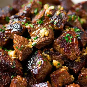Steak Bites with Garlic Butter