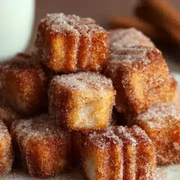 Angel Food Cake Churro Bites