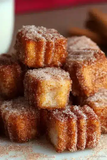 Angel Food Cake Churro Bites