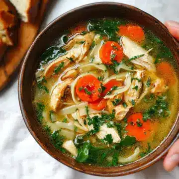 Ginger Chicken Noodle Soup (Gluten Free!)