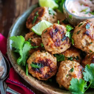 Thai Chicken Meatballs