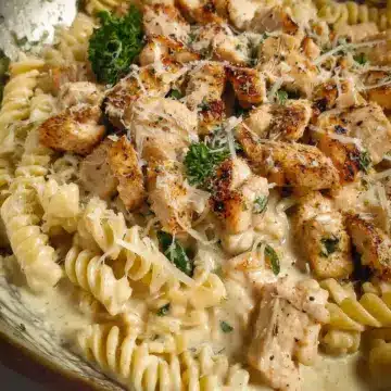 Creamy Garlic Parmesan Chicken Pasta