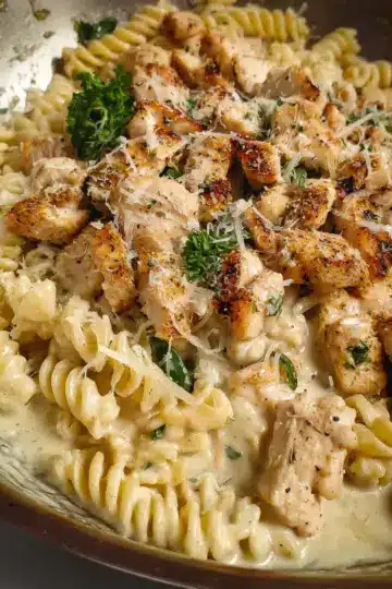 Creamy Garlic Parmesan Chicken Pasta