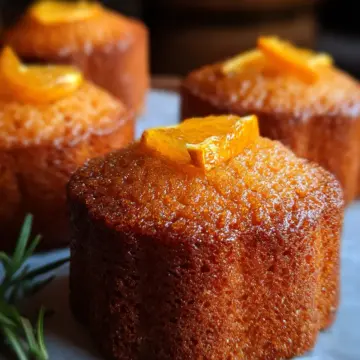 orange ginger honey cakes