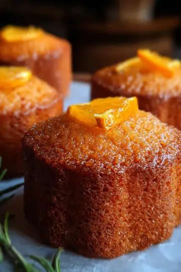 orange ginger honey cakes