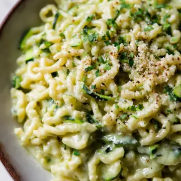Creamy Zucchini Pasta
