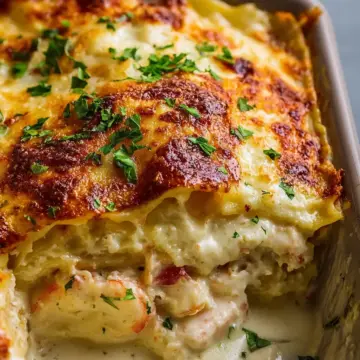 Creamy Seafood Lasagna