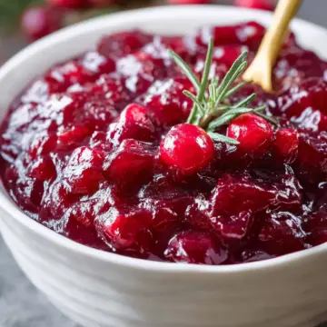 Homemade Cranberry Sauce