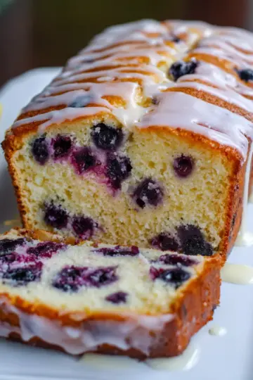 Lemon Blueberry Pound Cake