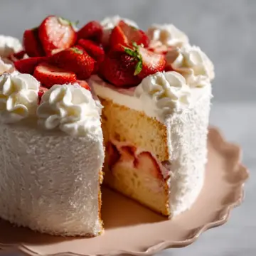 Strawberry Chiffon Cake