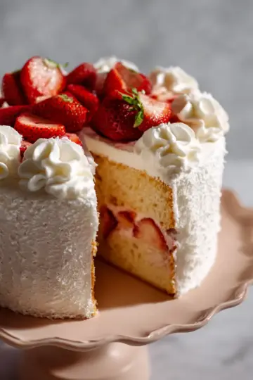 Strawberry Chiffon Cake
