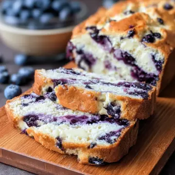 Blueberry Cream Cheese Bread