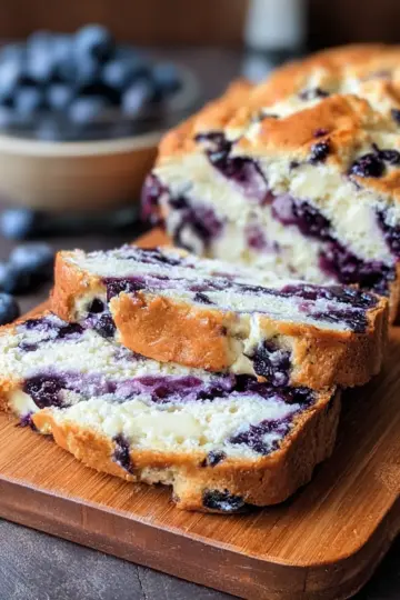 Blueberry Cream Cheese Bread